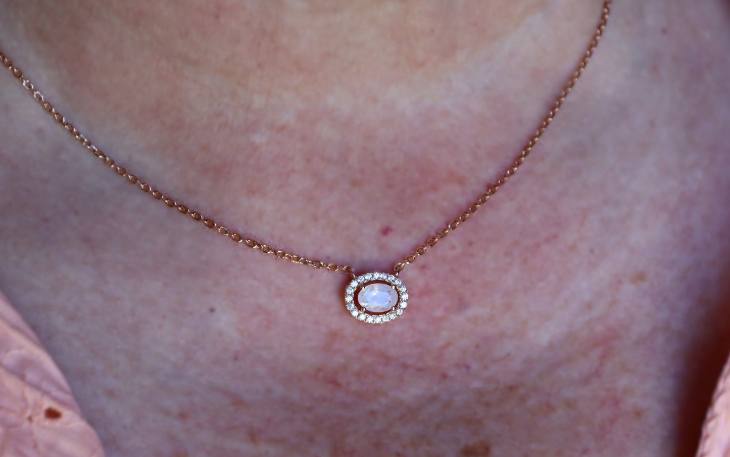 Celestial Body Moonstone Necklace