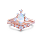 Mystic Dawn Opal Ring Set