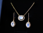 Celestial Body Moonstone Necklace