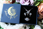 Lunar Tears Sky Blue Topaz Ring, Necklace, and Earrings Gift Set