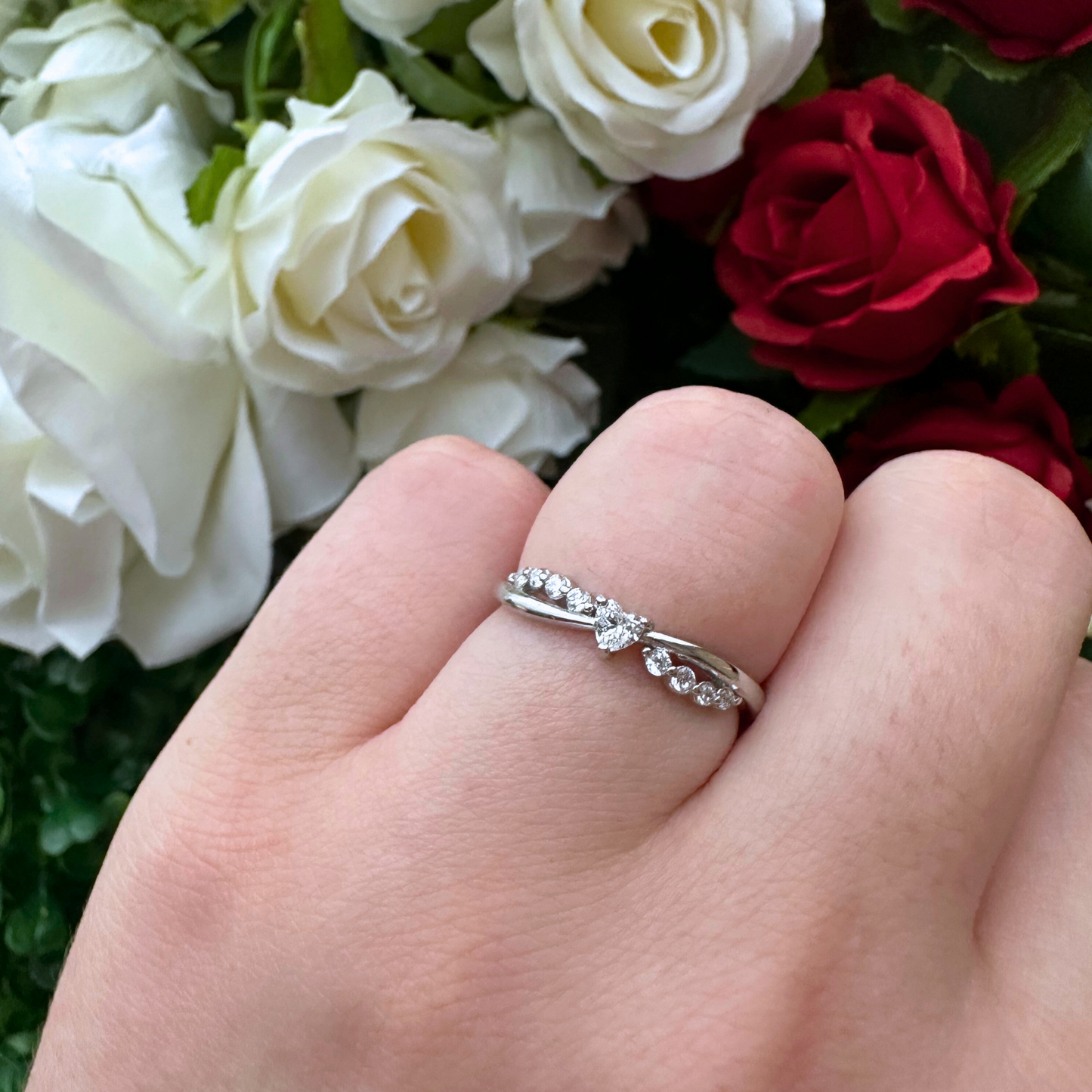 Infinite Love Crystal Ring Band