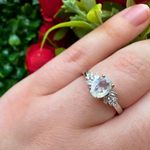 Arctic Frost Moonstone Ring