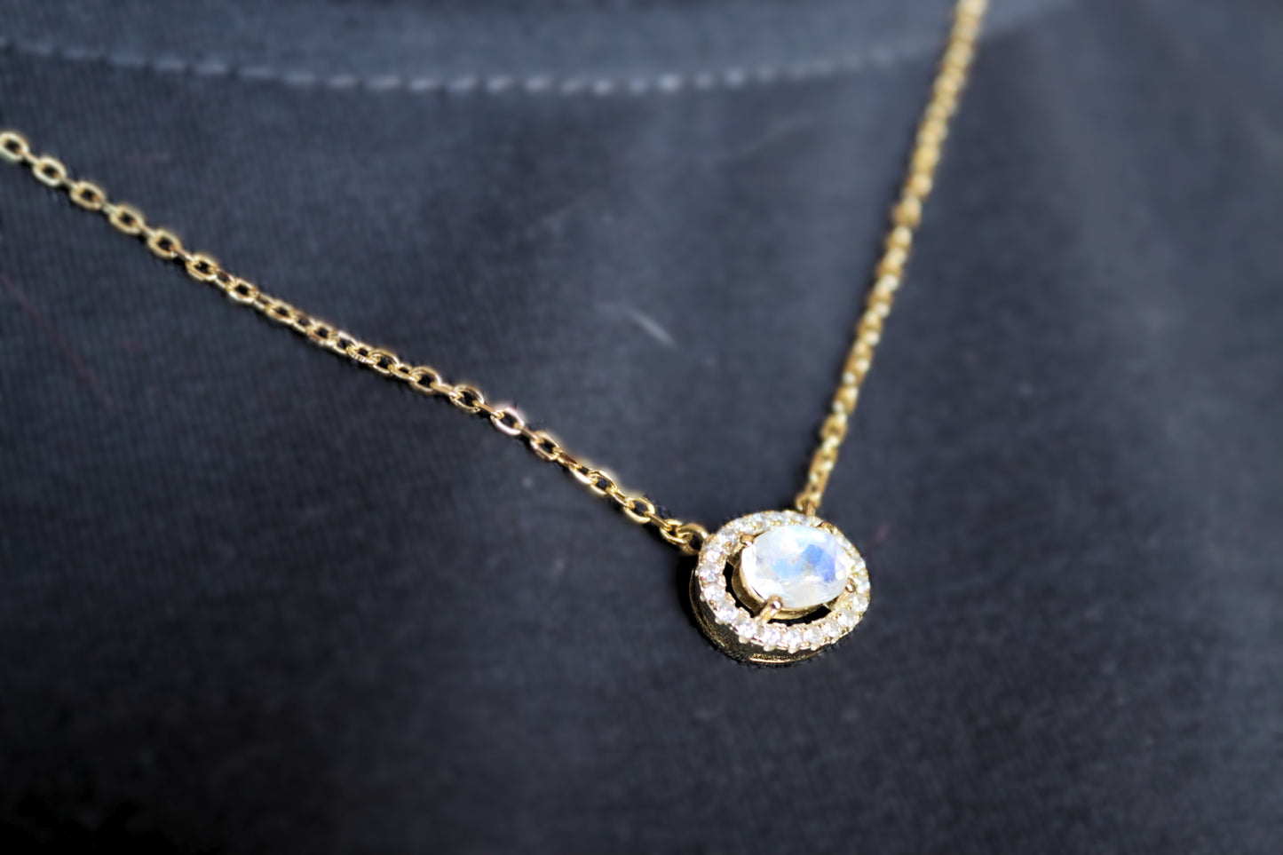 Celestial Body Moonstone Necklace