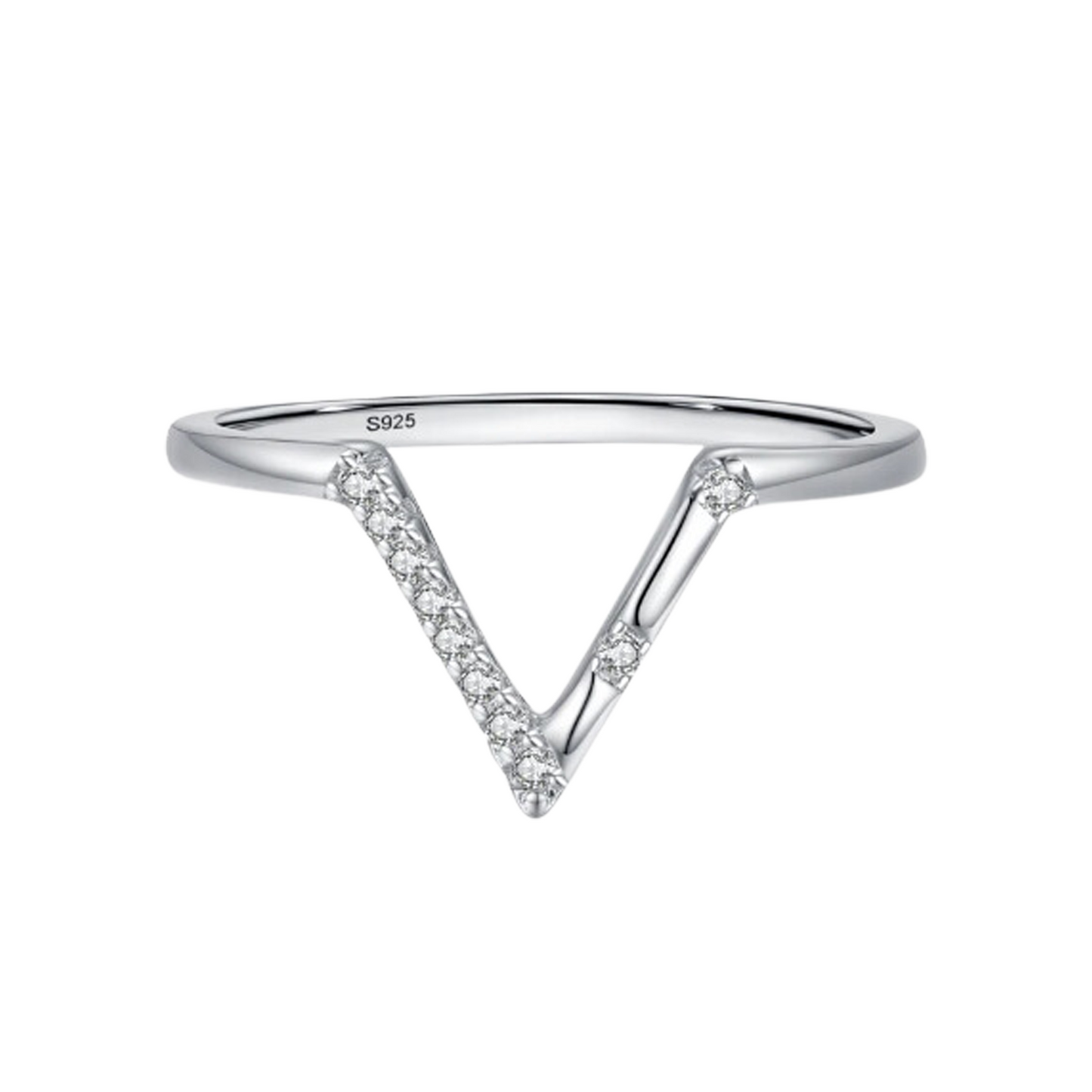 Landing Dock V-Shaped Crystal Stacking Ring