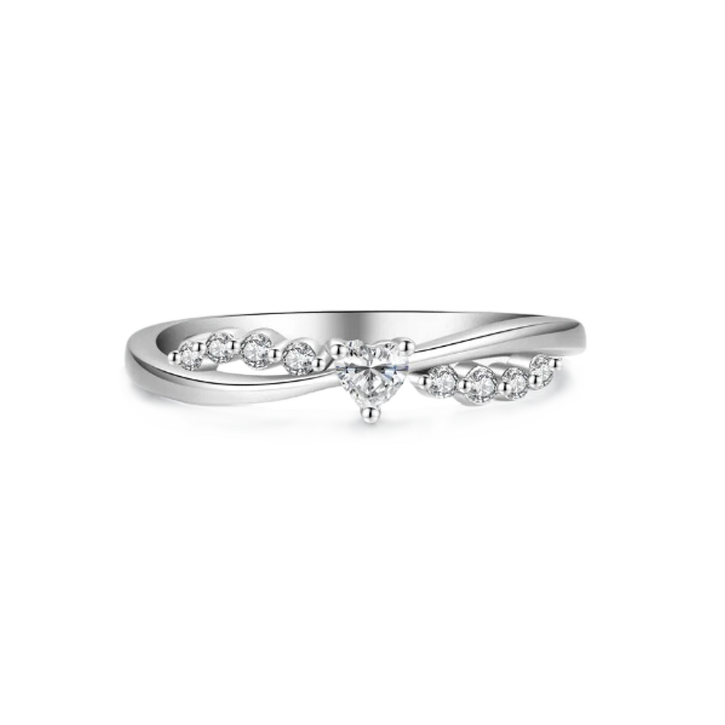 Infinite Love Crystal Ring Band