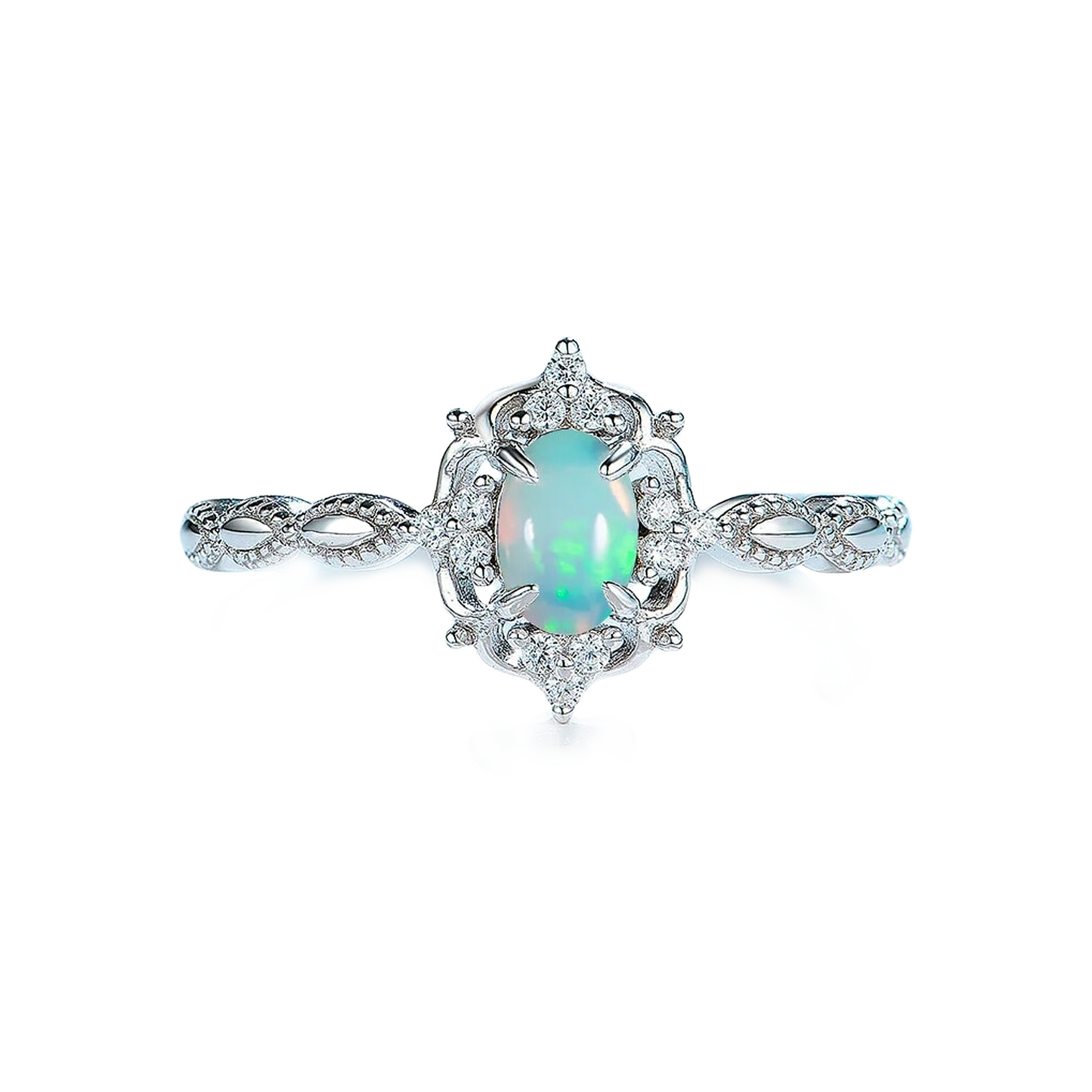 In the Clouds Opal Princess Ring